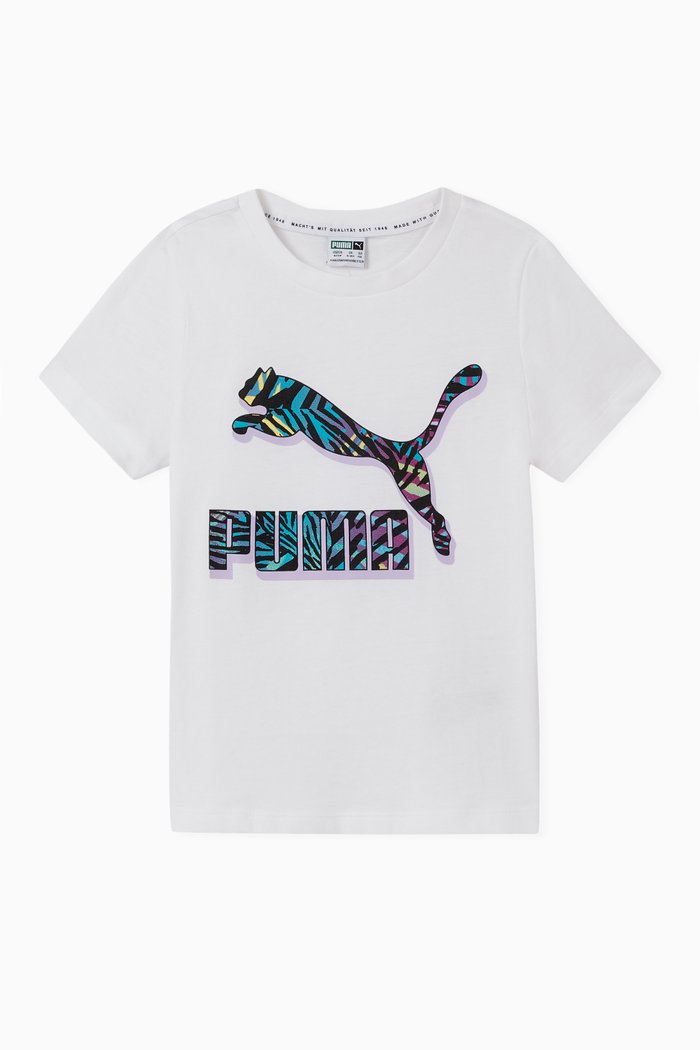 

Classics Logo Cotton T-Shirt, White