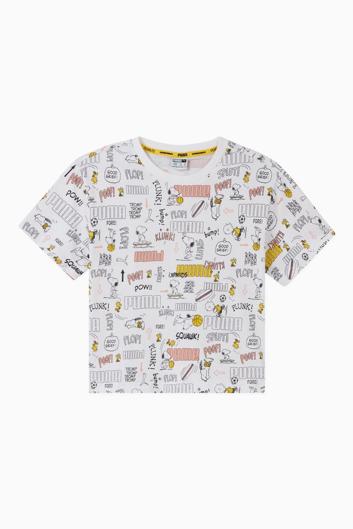 

x Peanuts Cotton T-shirt, White