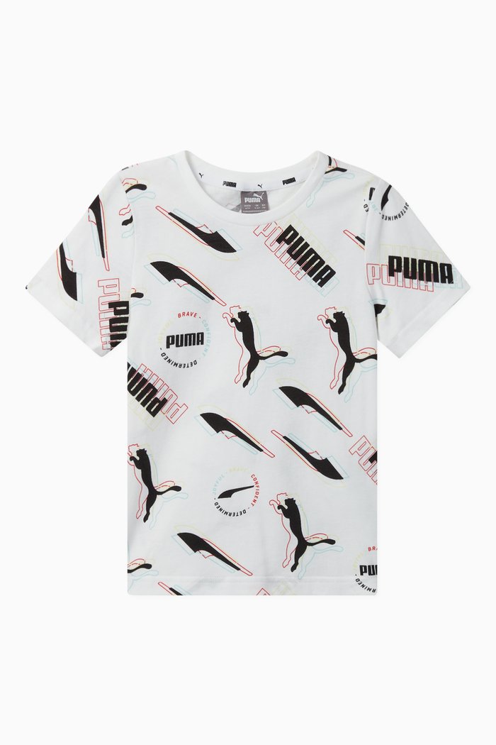 

Alpha Logo Cotton T-shirt, White