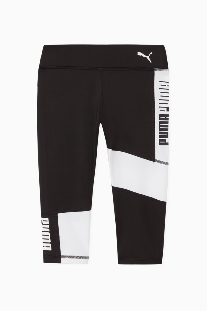 

Logo Print Leggings, Black