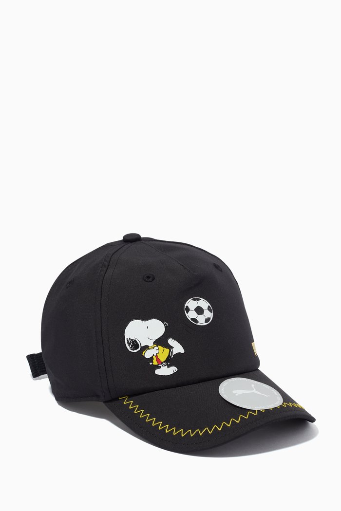 

Peanuts Youth Baseball Cap, Black