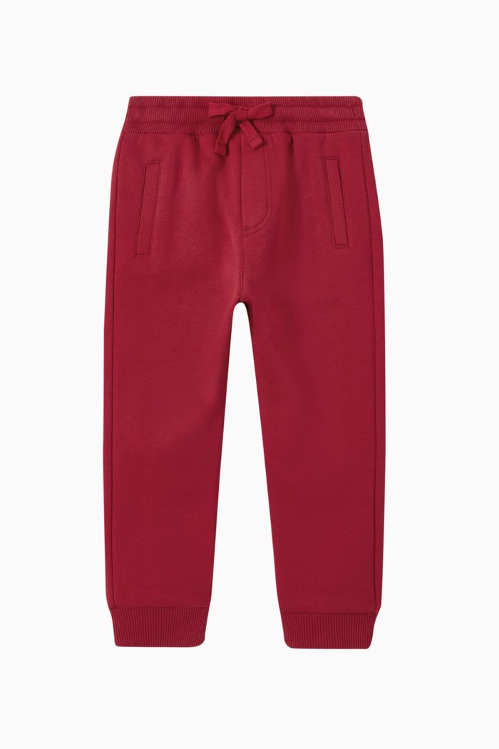 

Logo Badge Sweatpants in Jersey, Red