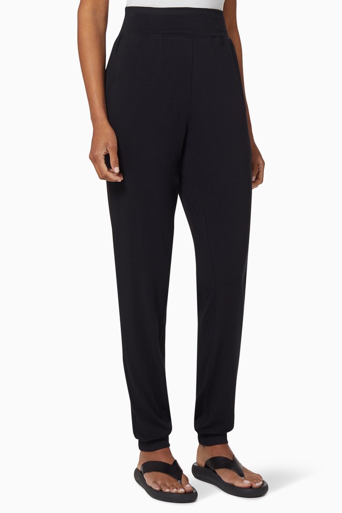 Stretch Sweat Pants, Black