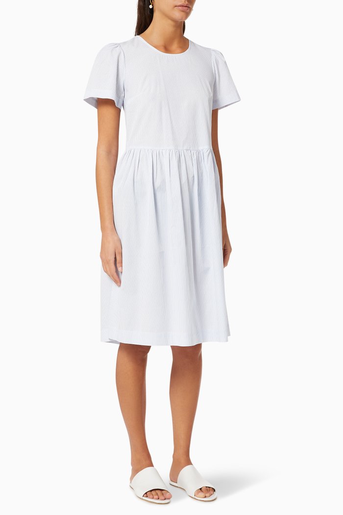 

Umbria Bow Dress, Blue