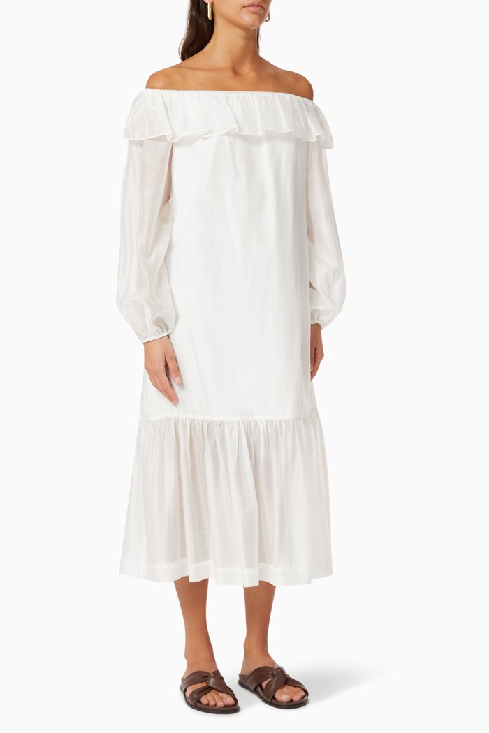 

Sonia Frill Dress, White