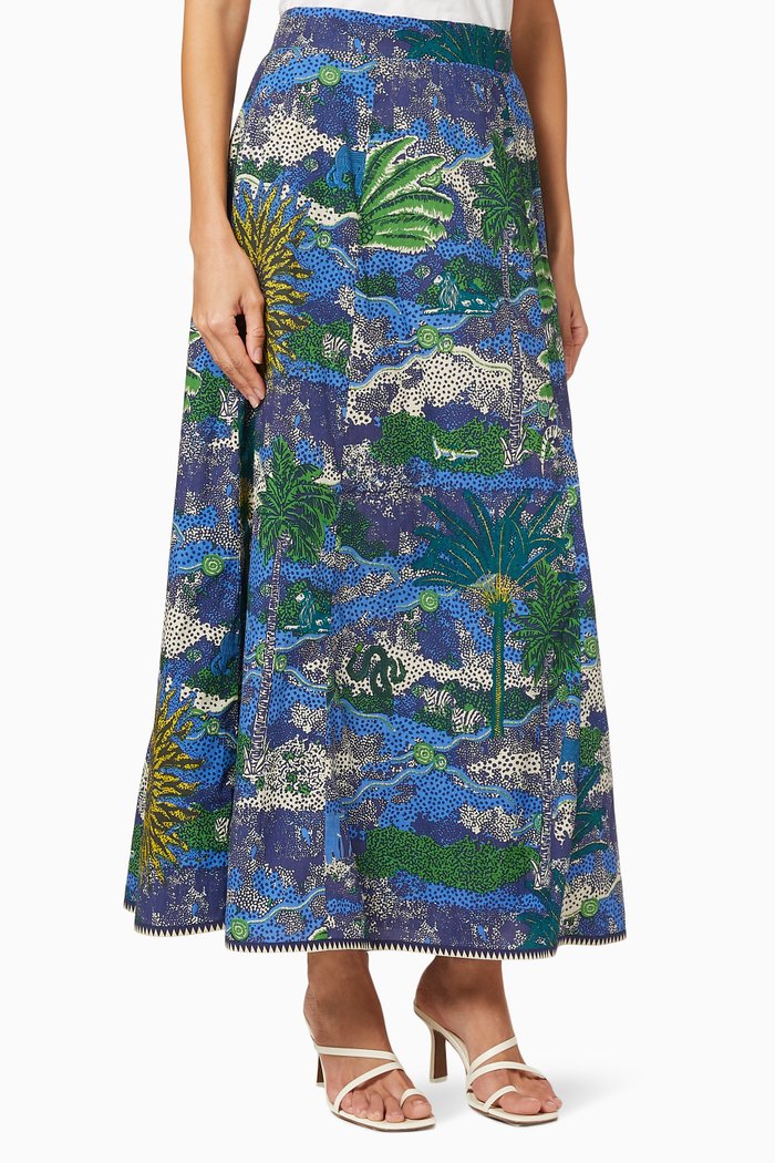 

Camille Burning Sun Skirt, Blue