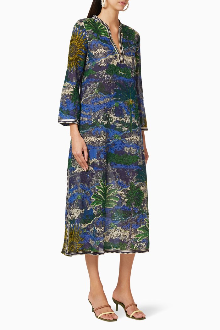 

Giada Burning Sun Kaftan, Blue