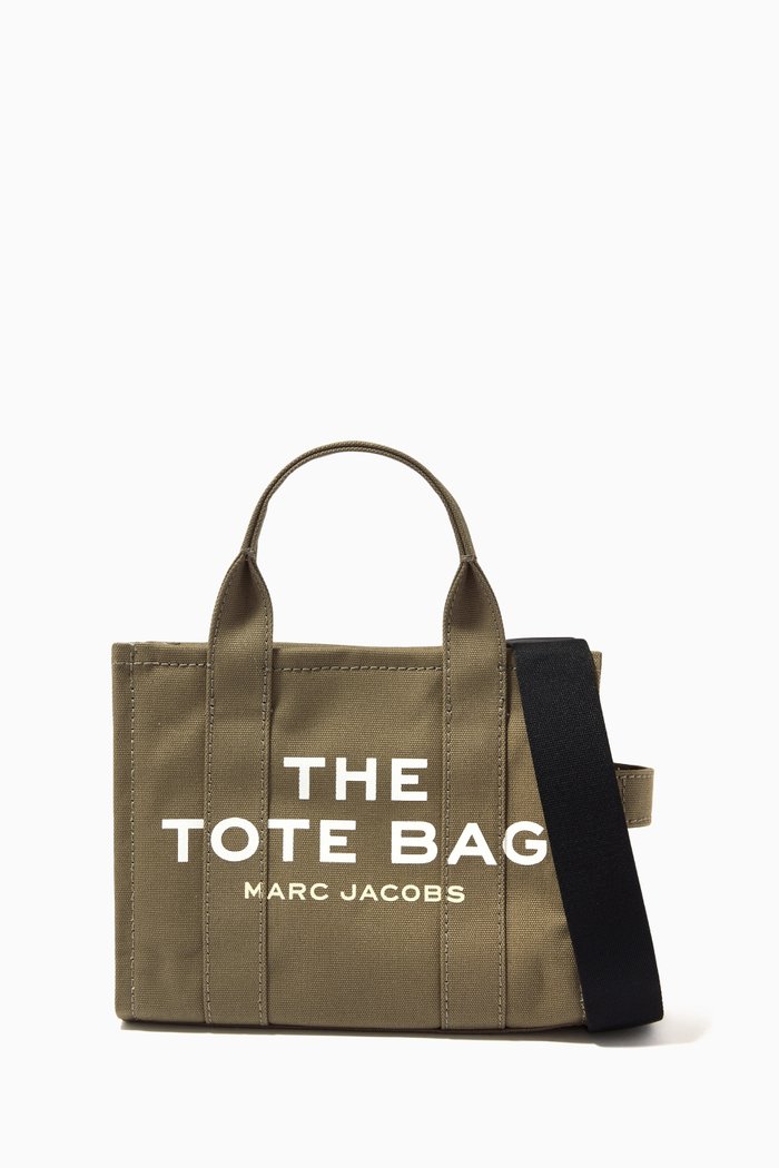 

Mini Traveler Tote Bag in Canvas, Green