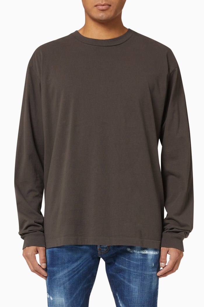 

University Oversized Recycled Cotton T-Shirt, Grey