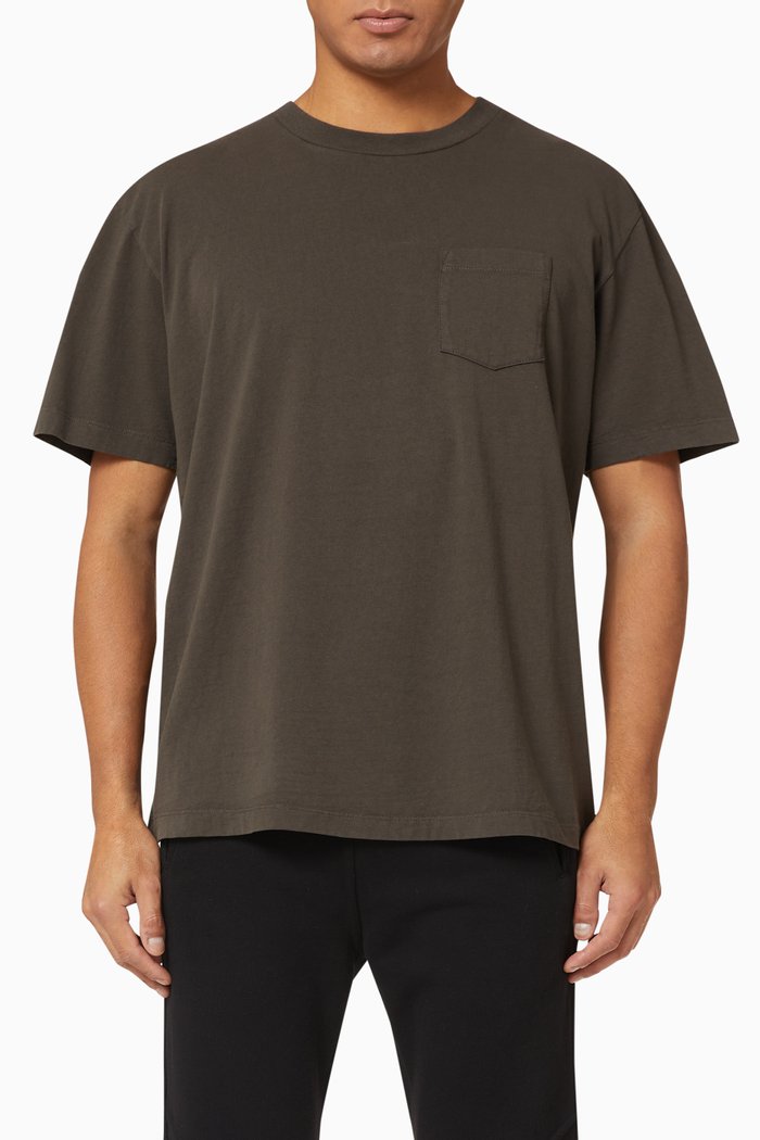 

Lucky Pocket Recycled Cotton T-Shirt, Grey