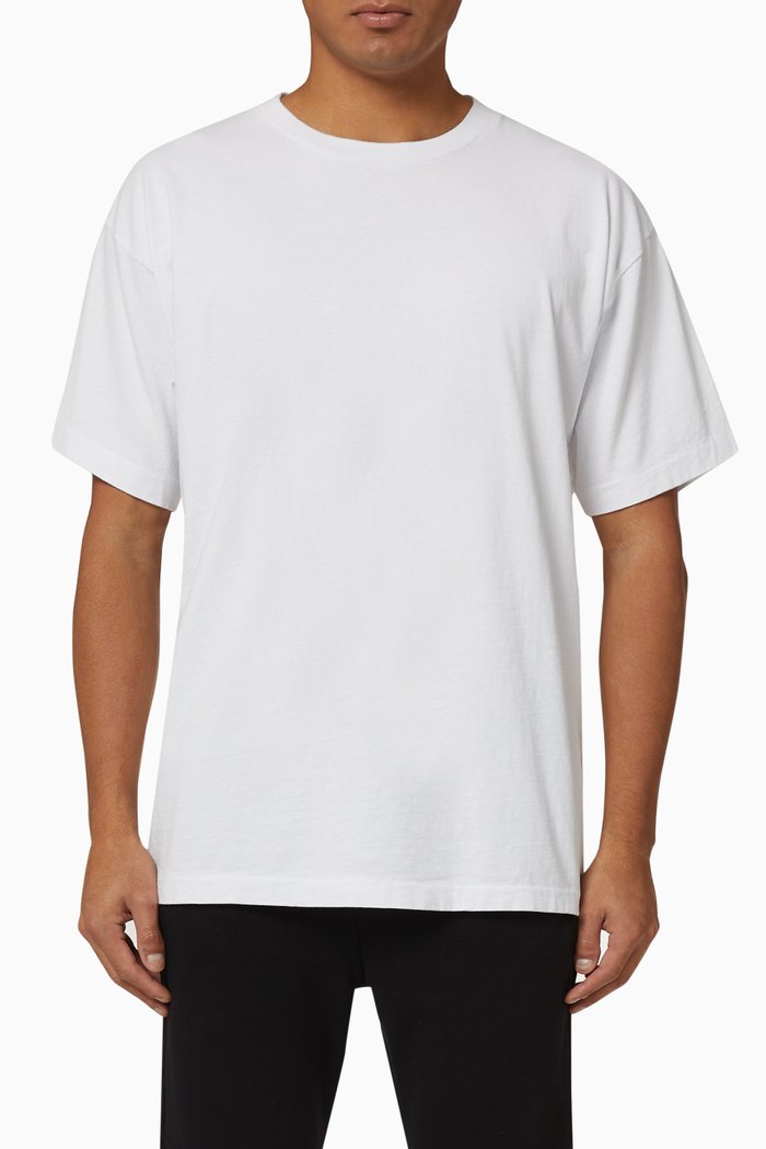 

University Oversized Recycled Cotton T-Shirt, White