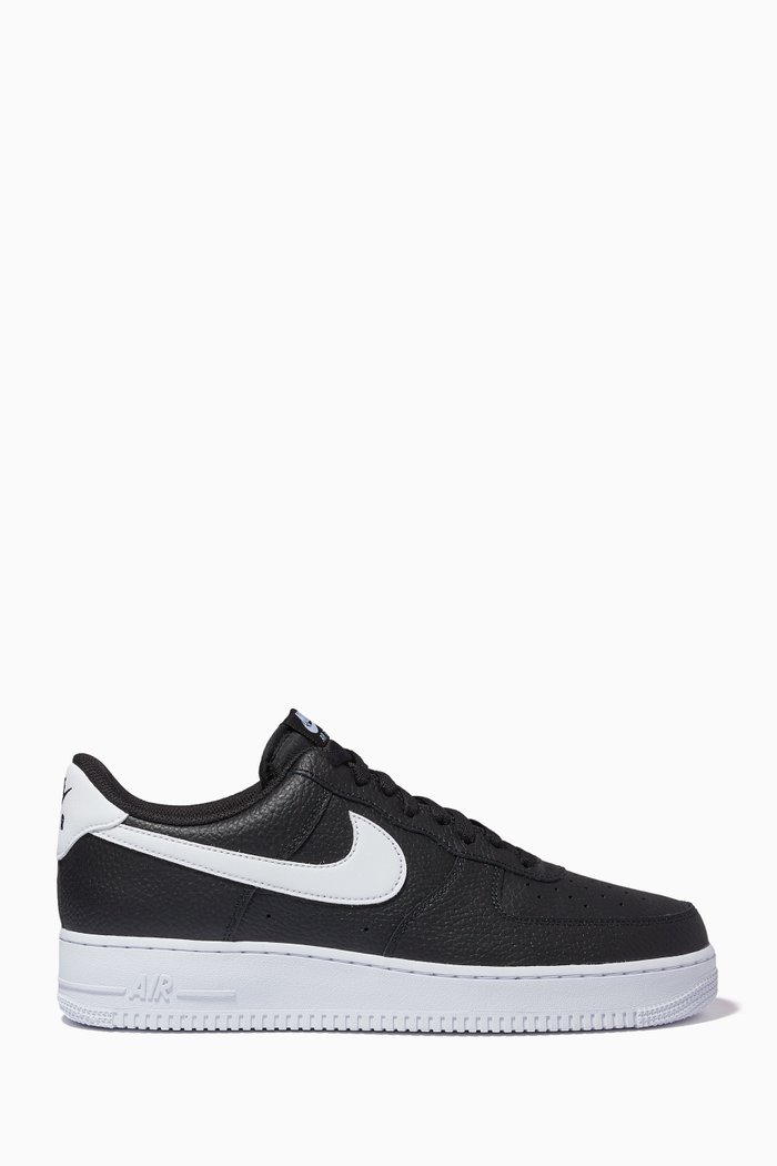 

Air Force 1'07 Sneakers in Leather, Black