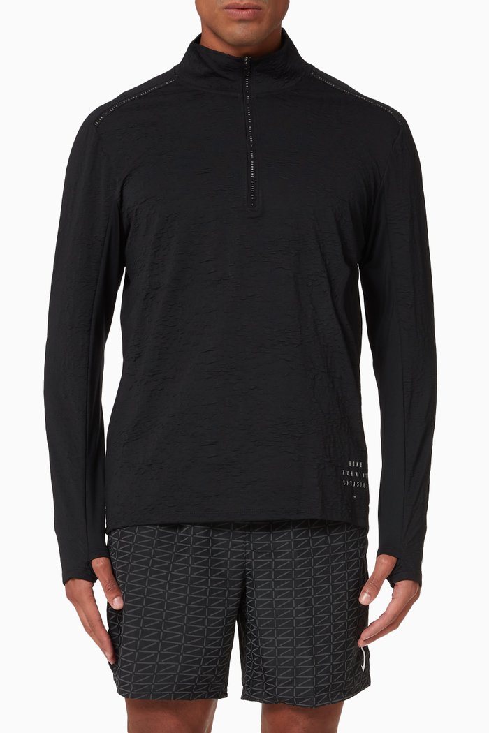 

Nike Dri-FIT Element Run Division Half-Zip Top, Black