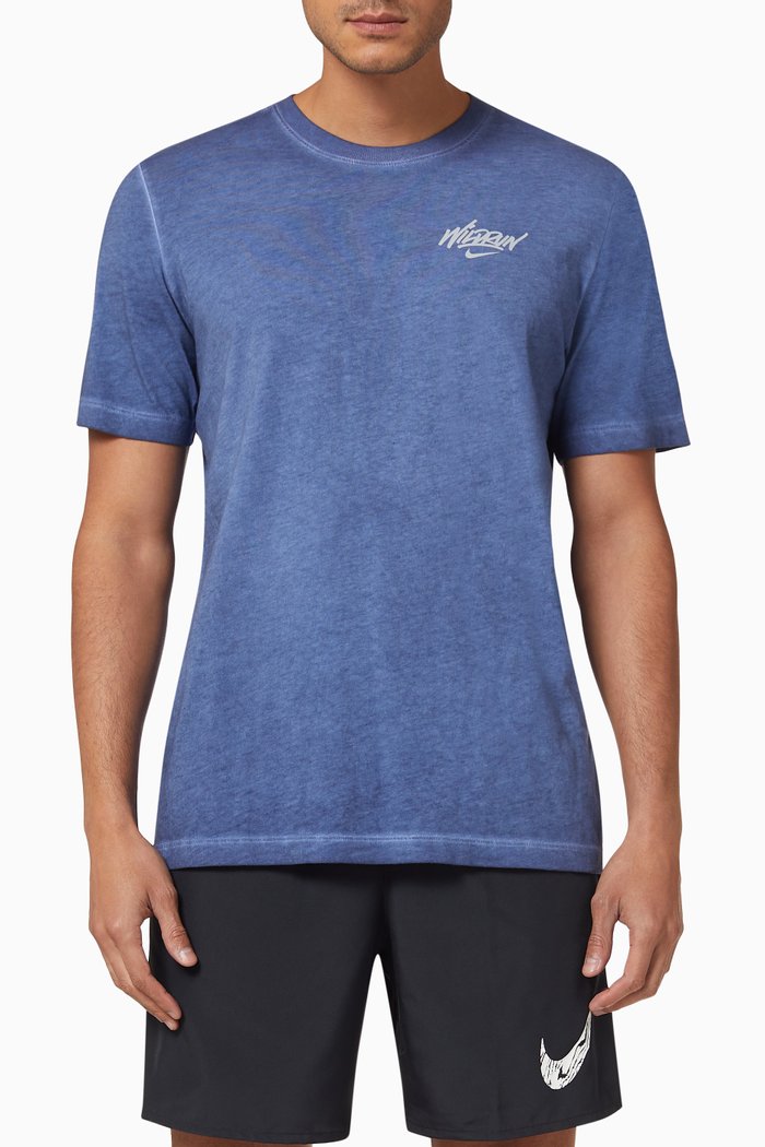 Nike Dri-FIT Wild Run T-shirt, Blue