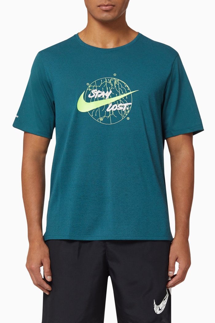 

Dri-FIT Miler Wild Run T-shirt, Green