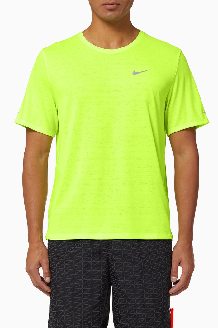 

Dri-FIT Miler Running T-shirt, Green
