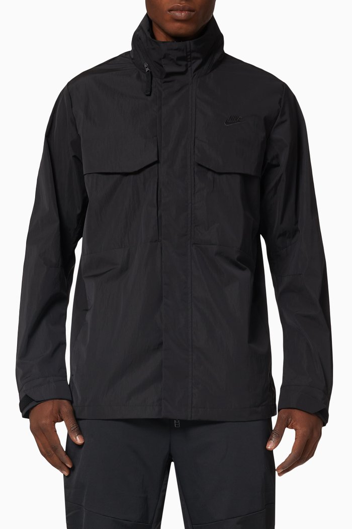

Sportswear Hooded M65 Jacket, Black