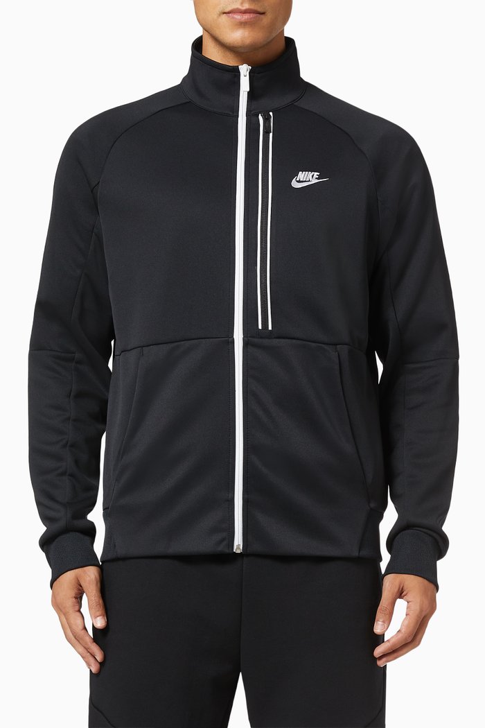 

Sportswear Tribute N98 Jacket in Recycled Polyester, Black