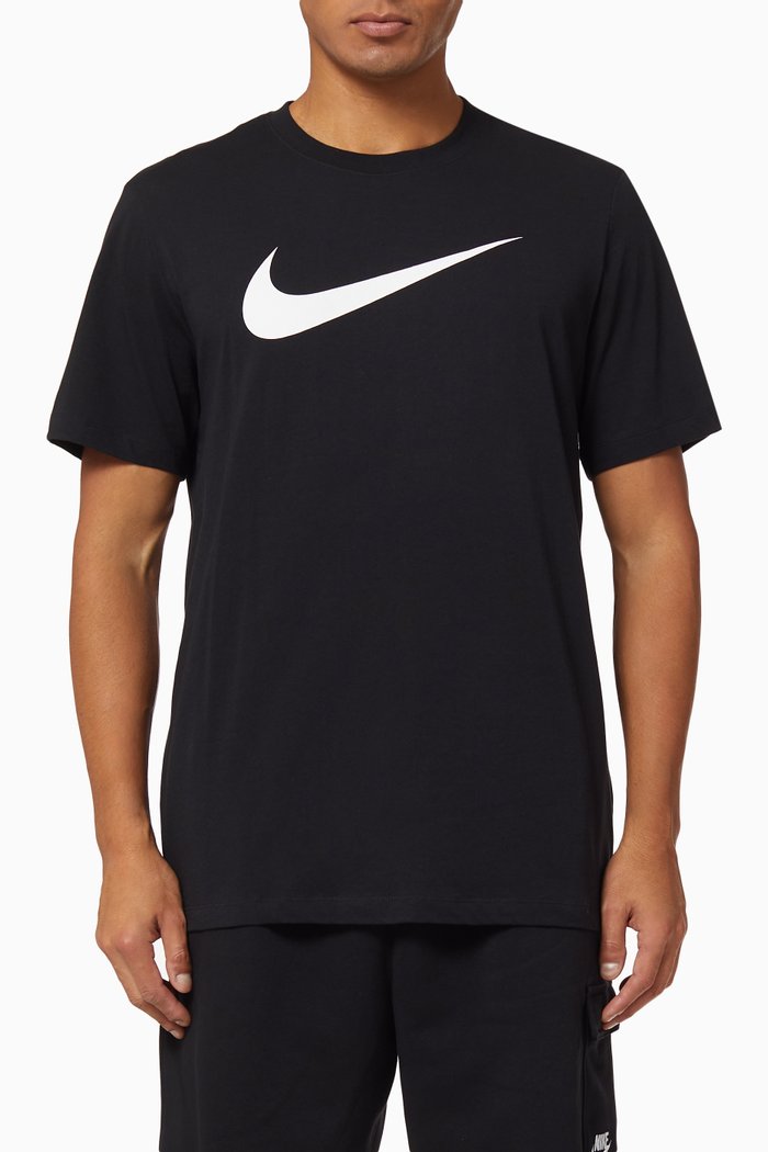 

Sportswear Icon Swoosh Jersey T-shirt, Black