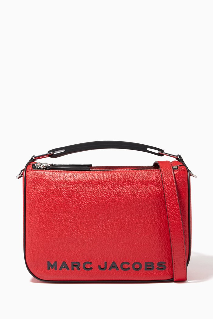 

The Softbox Tote Bag in Leather, Red