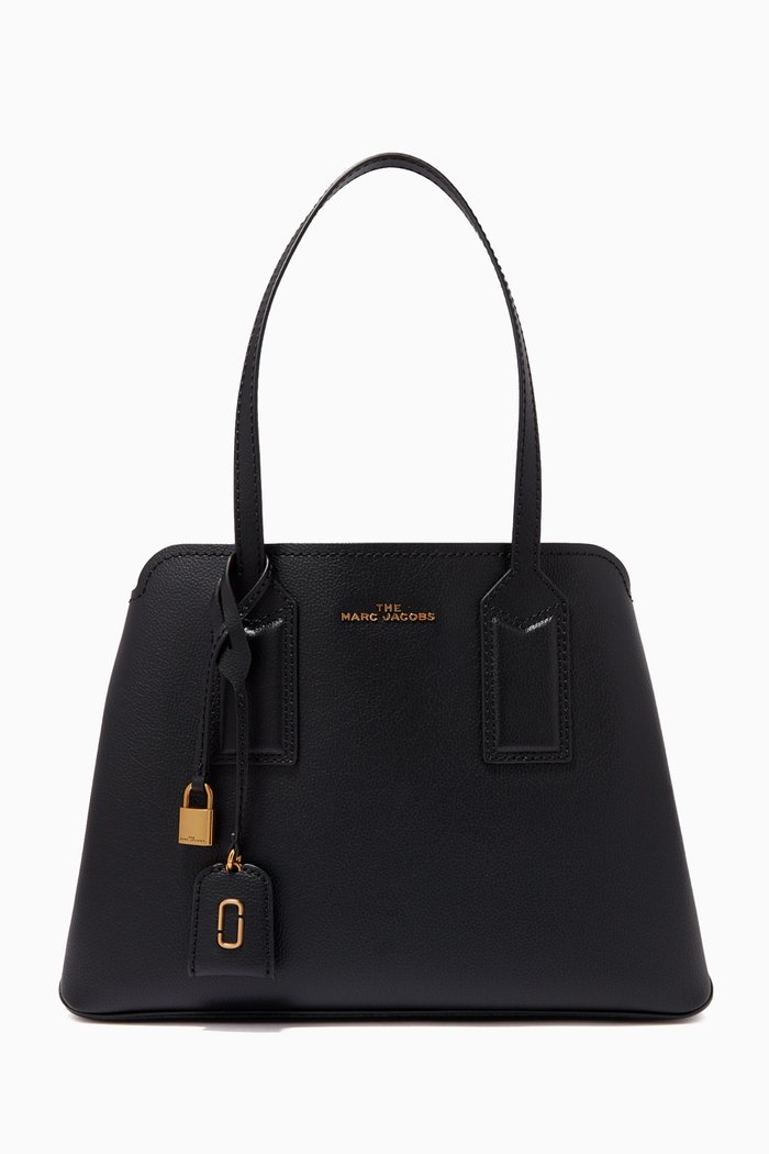 

The Editor 38 Shoulder Bag in Leather, Black