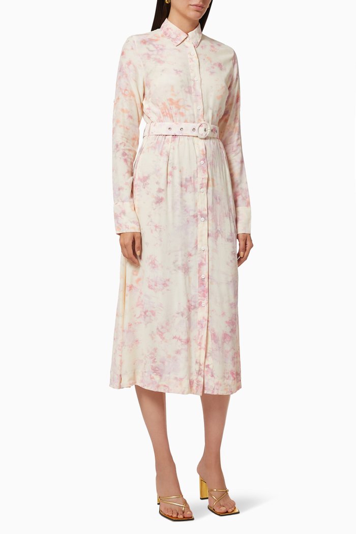 

Shirt Dress with Belt, Neutral