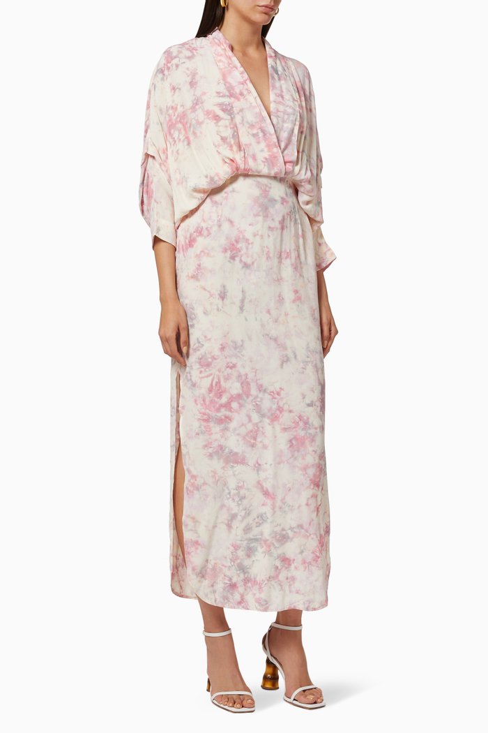 

Plunge Dress in Sustainable Tencel, Neutral