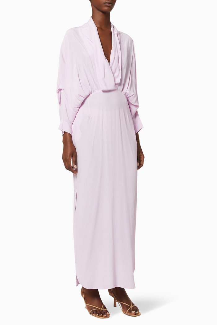 

Rayon Sunset Dress, Purple