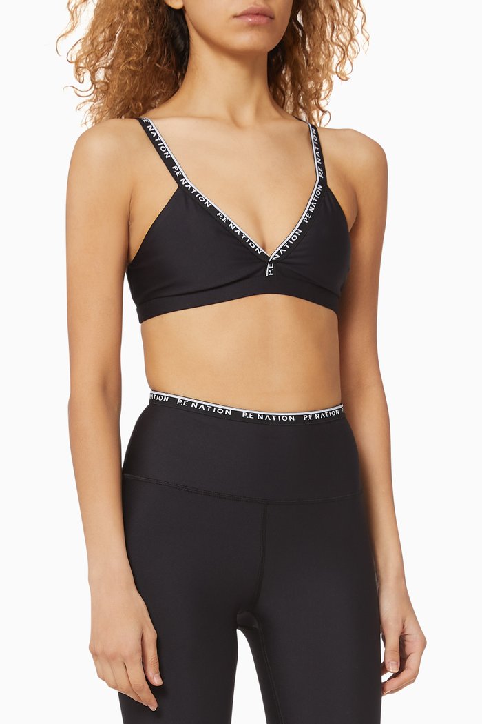 

Power Play Sports Bra, Black