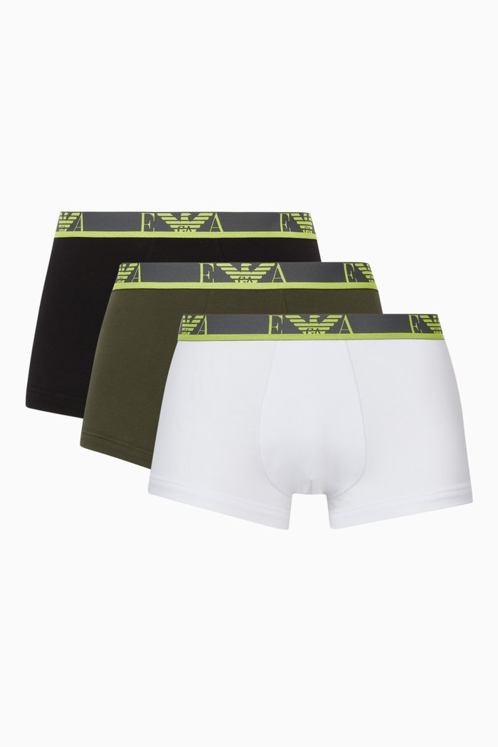 

EA Monogram Trunks, Set of 3, Multicolour