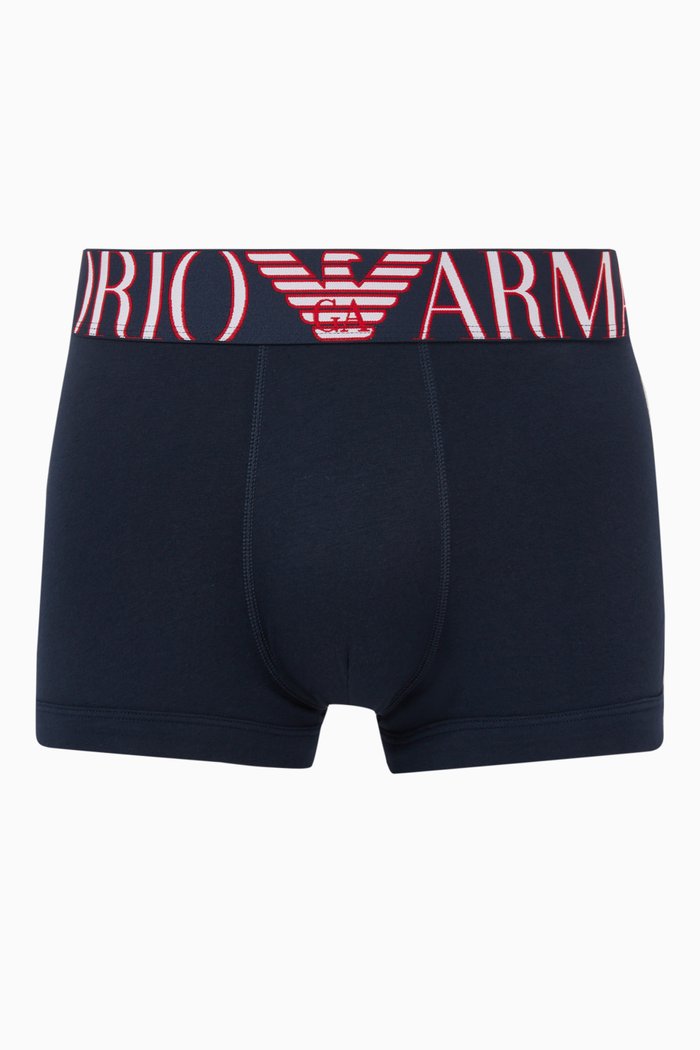 

EA Megalogo Tape Jersey Trunks, Blue