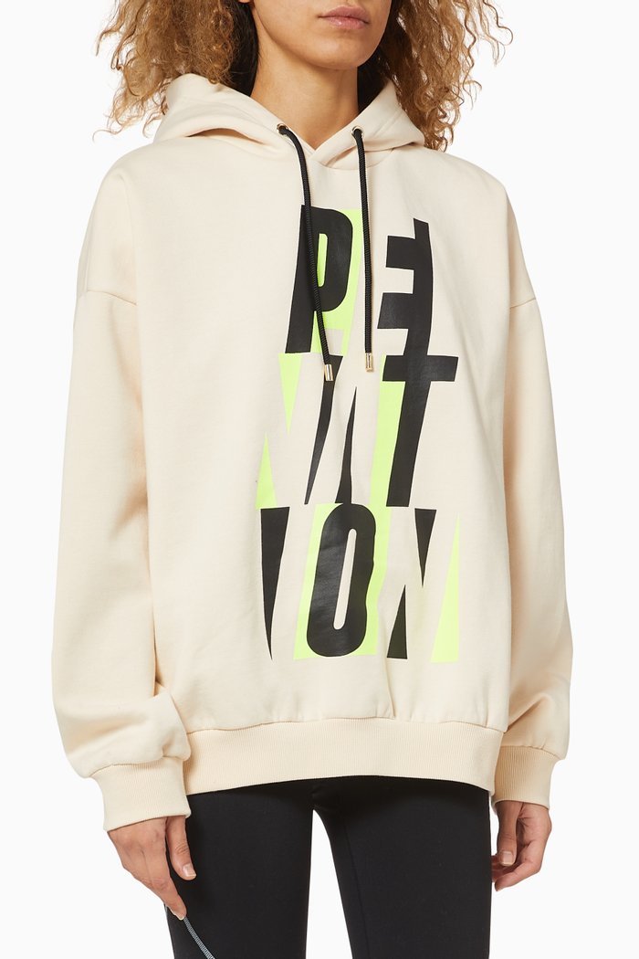 

Cross Header Organic Cotton Hoodie, Neutral