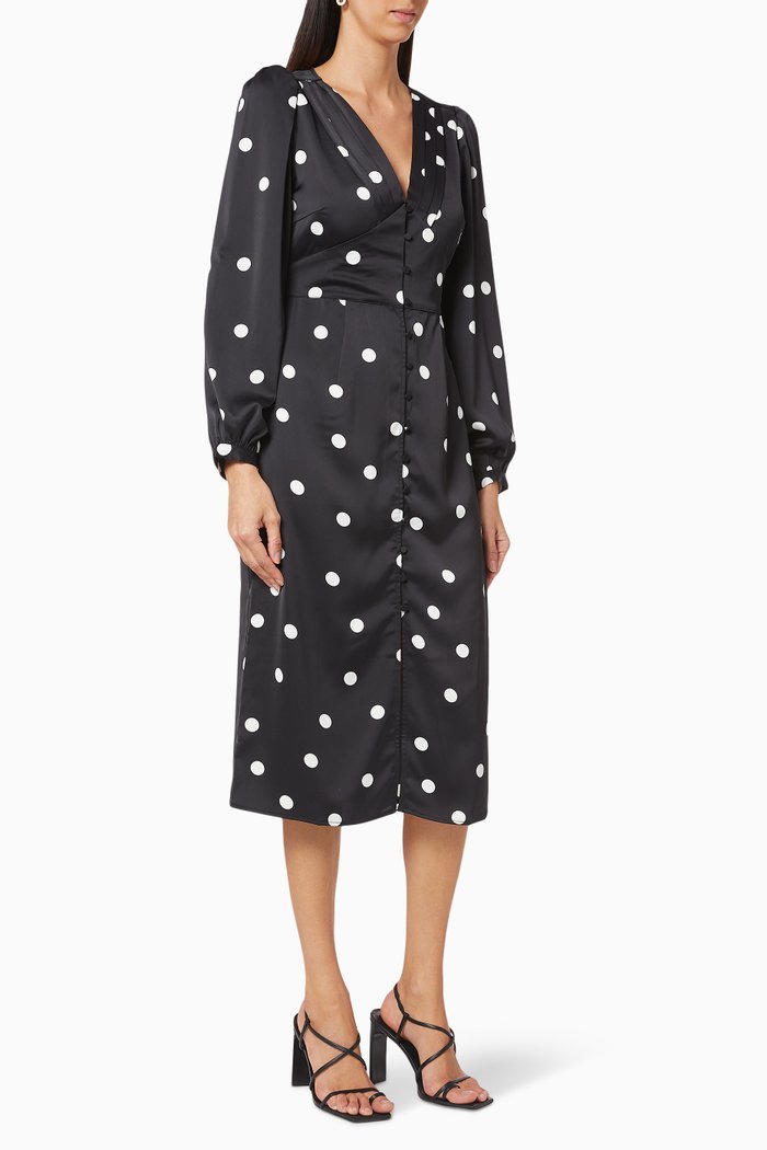 

Yasdilara Midi Dress, Black