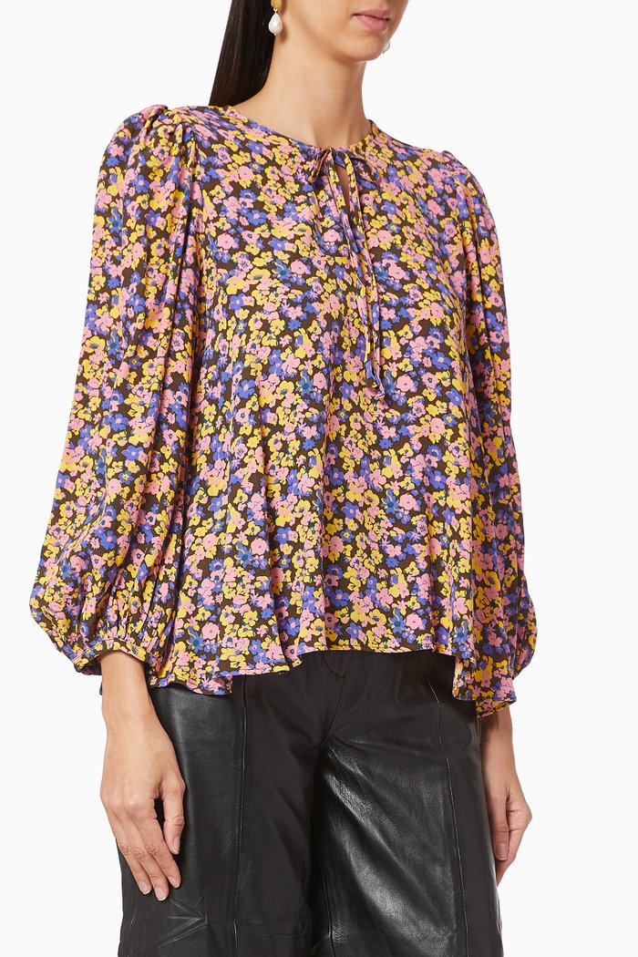 

Yassori Floral Print Top, Multicolour