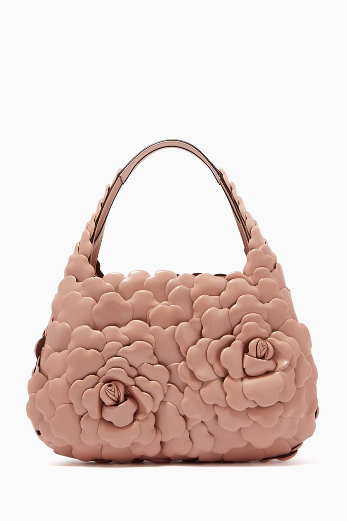 

Valentino Garavani 03 Rose Edition Atelier Hobo Bag in Nappa, Pink