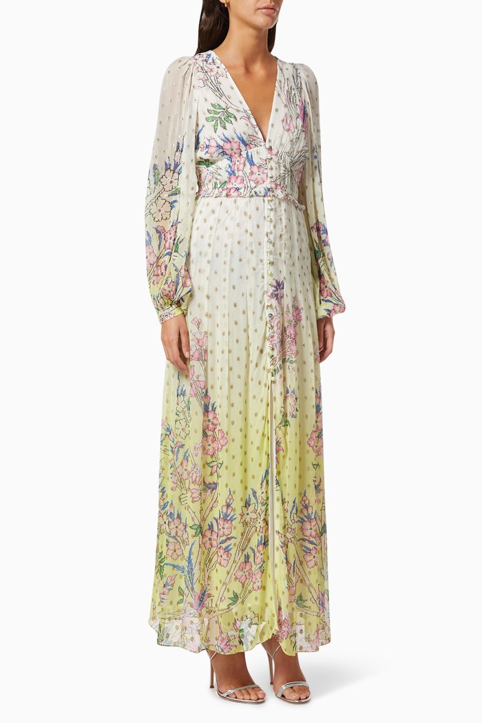 

Floral Frill Dress, Yellow