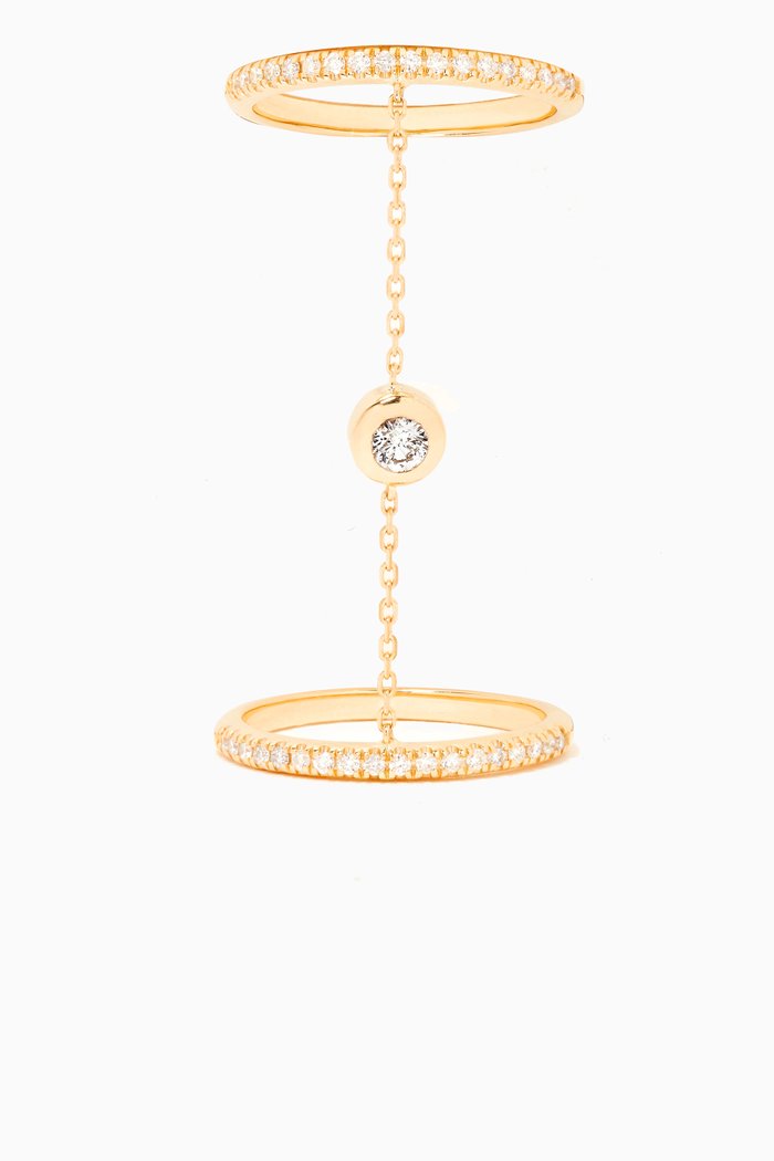 

Cuba Libre Diamond Ring in 18kt Yellow Gold