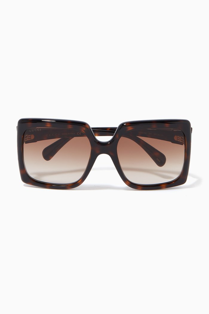 

Square Sunglasses in Acetate, Brown