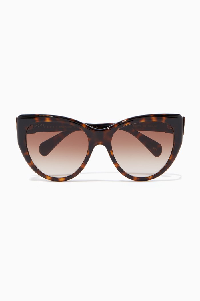 

Butterfly Sunglasses in Acetate, Brown