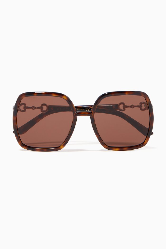 

Square Sunglasses in Acetate, Brown