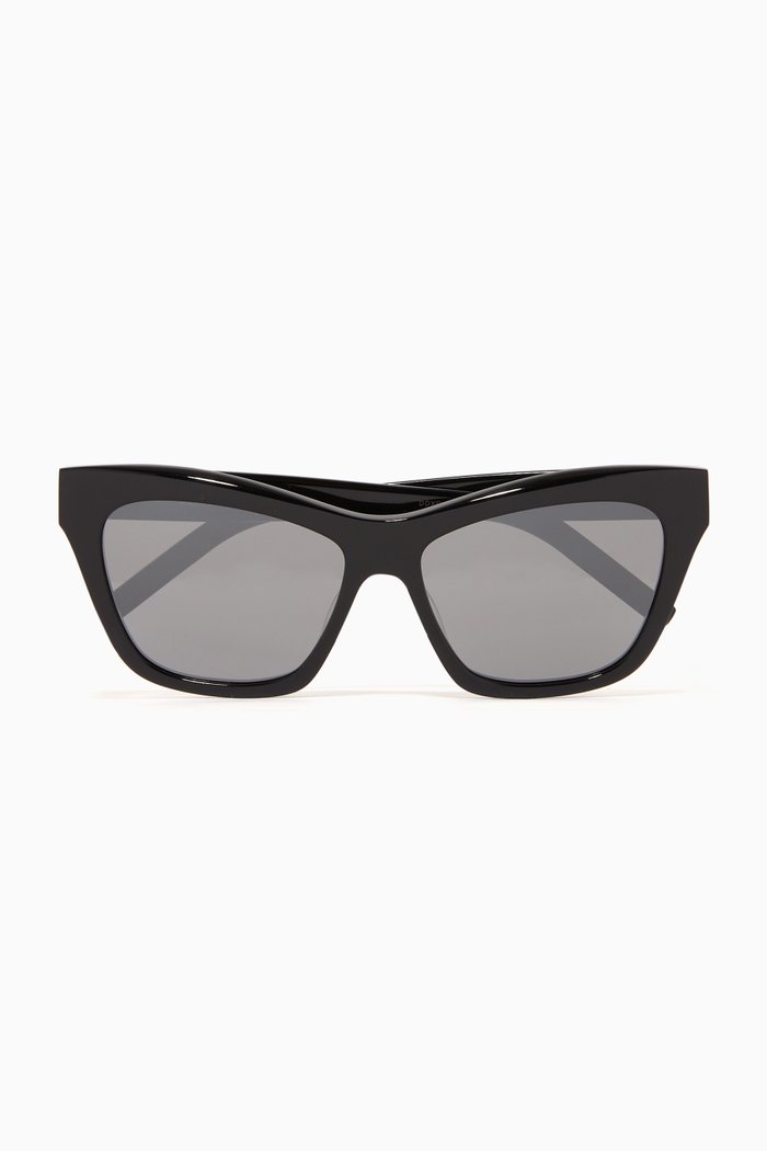 

Monogram SL M79 Squared Cat-eye Sunglasses, Black