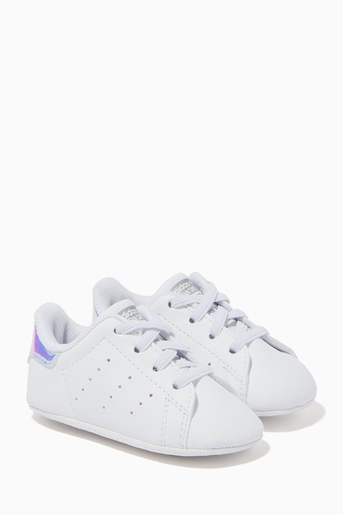 

Stan Smith Crib Sneakers in Recycled Primegreen, White