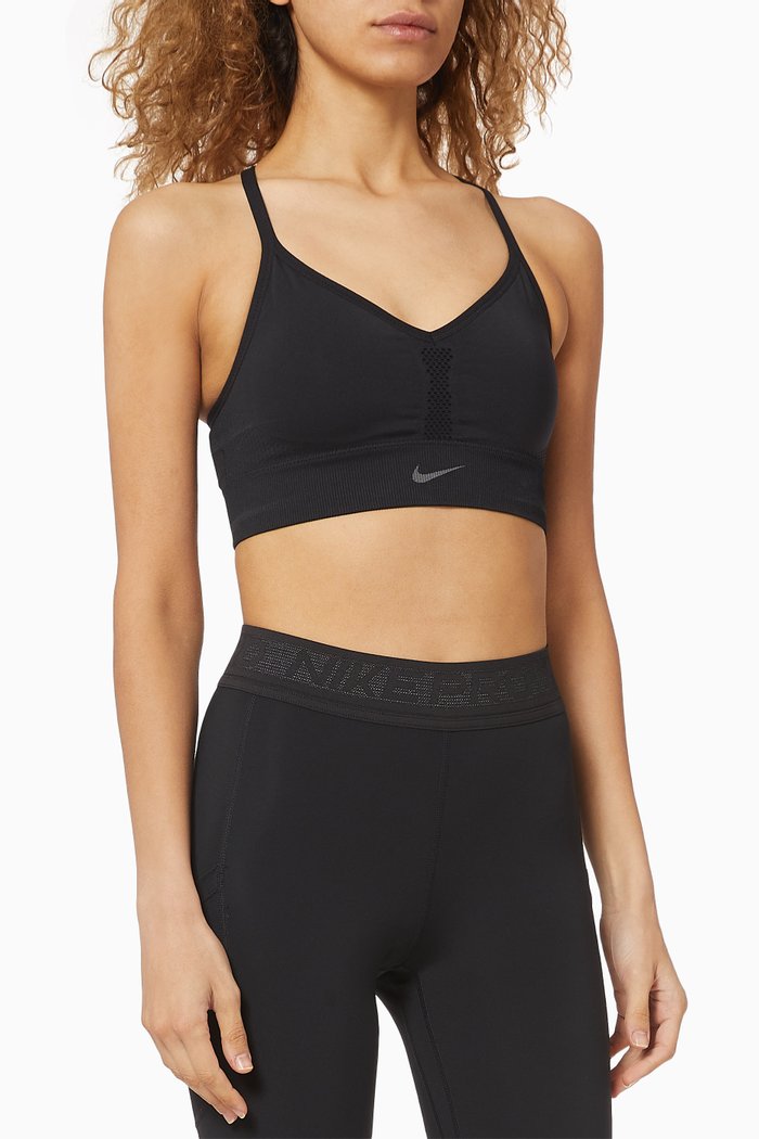 Nike Indy Seamless Sports Bra, Black