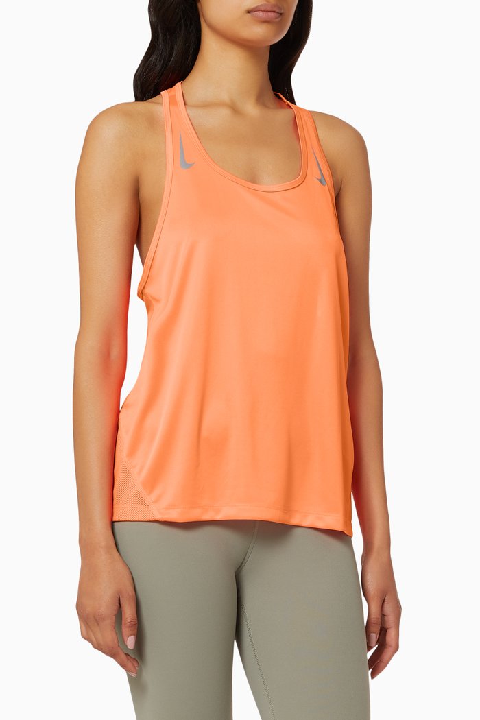

Dri-FIT Miler Gilet Running Tank Top, Pink