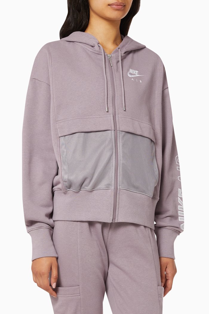 

Sportswear Air Full Zip Fleece Top, Purple