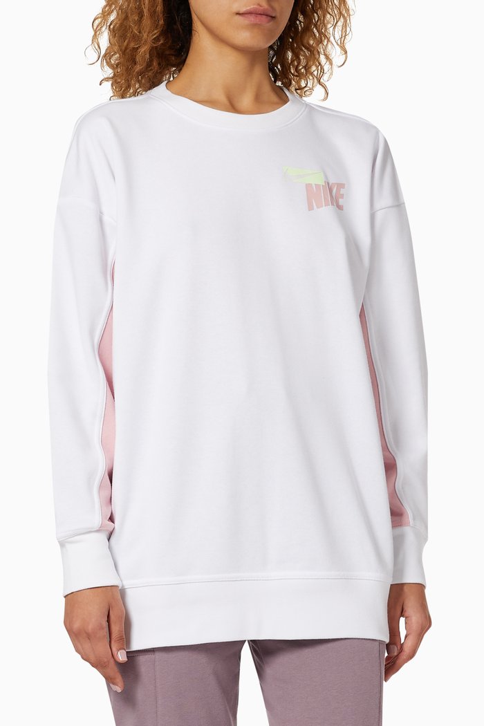 

Nike Dri-FIT Get Fit Fleece Sweatshirt, White