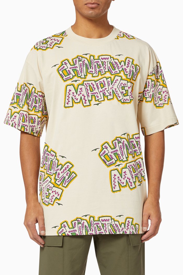 

Creature T-shirt in Cotton, Neutral
