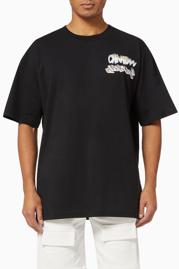 

Chinatown Block T-shirt, Black