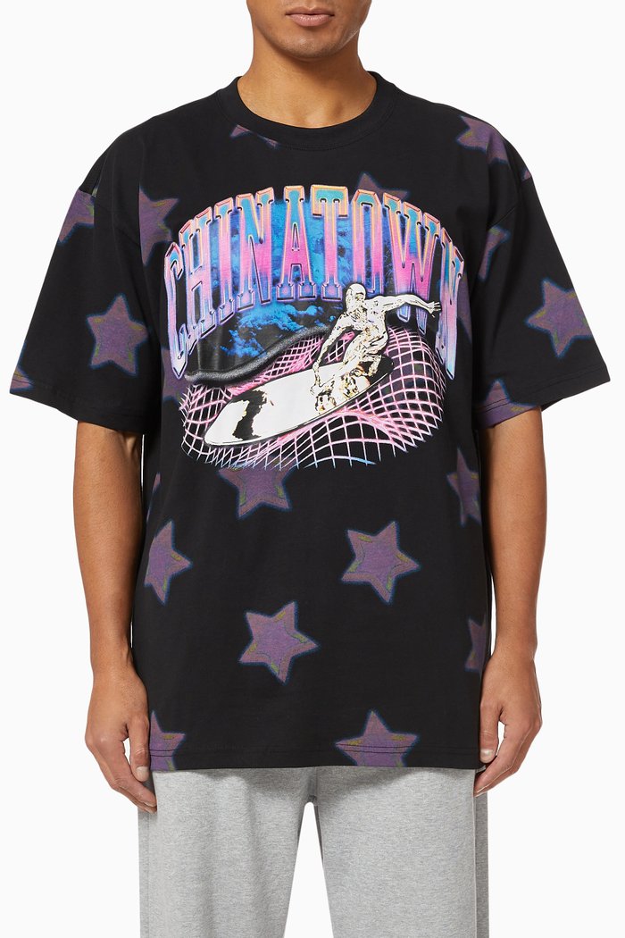 

Ride The Wave Glitch T-shirt, Black