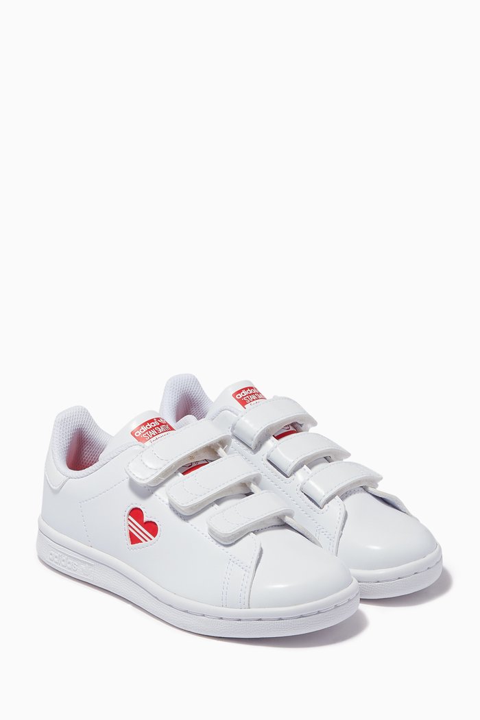

Stan Smith Leather Sneakers, White